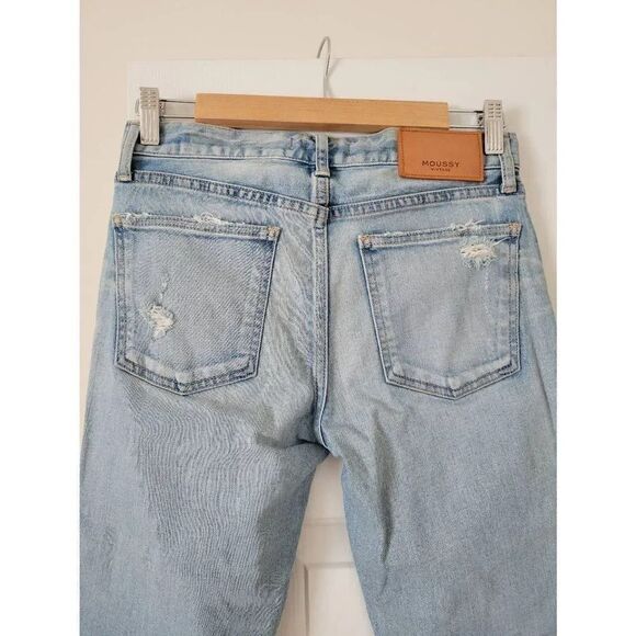 Moussy Vintage Jeans in Vivian Slim Ripped Crop 25 - Picture 11 of 12